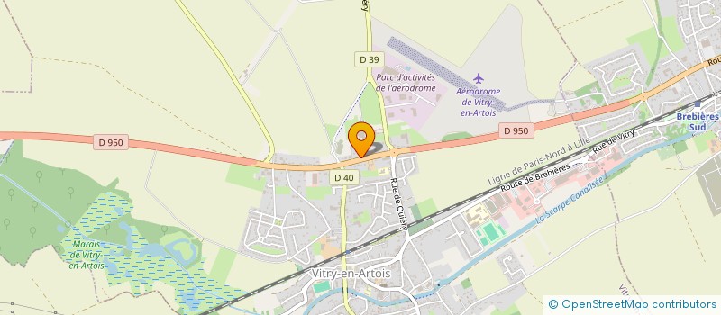 localisation de l'entreprise ENERGIE FROID MAINTENANCE  VITRY-EN-ARTOIS