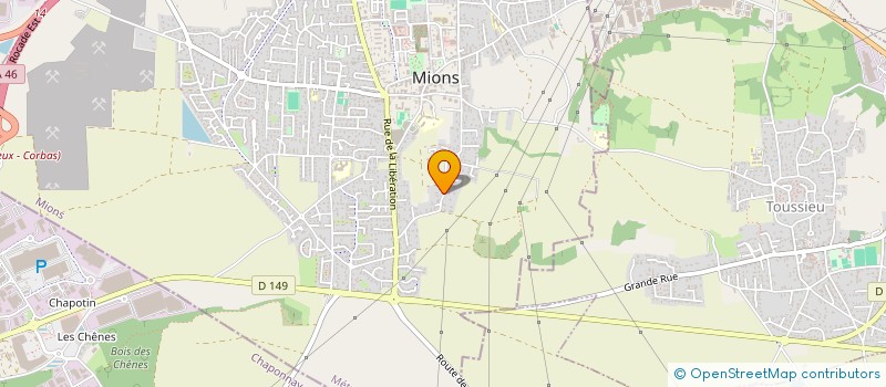 localisation de l'entreprise ENERGIE FRUITS  MIONS