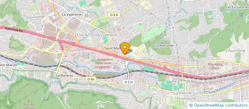 localisation de l'entreprise ENERGIE FUEL ET CARBURANTS à MARSEILLE 11EME