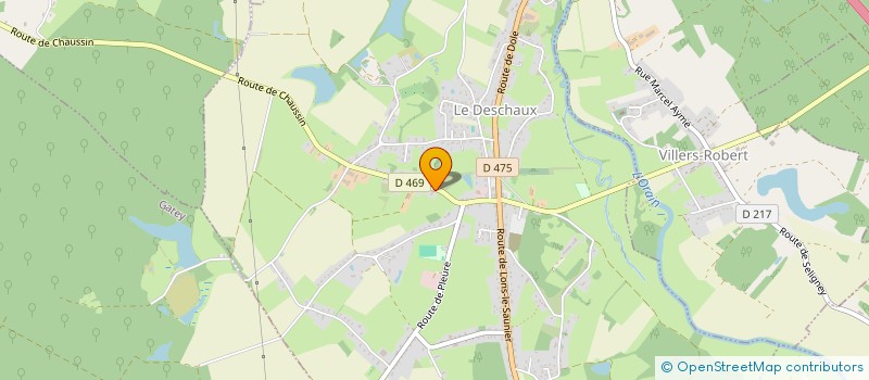 localisation de l'entreprise ENERGIE FUTUR  LES ESSARDS-TAIGNEVAUX