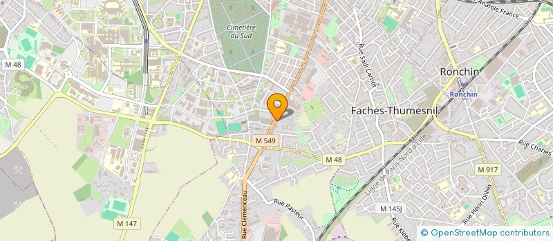 localisation de l'entreprise ENERGIE GROUPE NORD à FACHES-THUMESNIL