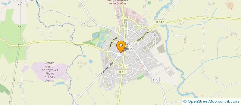 localisation de l'entreprise ENERGIE GYM TONIC  LE MAY-SUR-EVRE