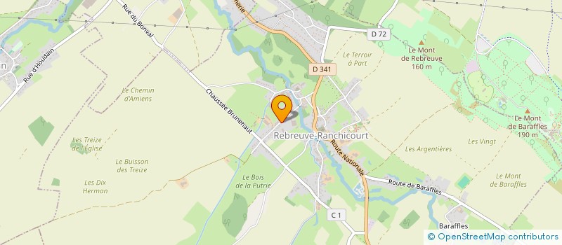 localisation de l'entreprise ENERGIE HABITAT  REBREUVE-RANCHICOURT