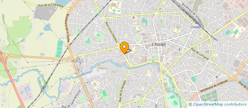localisation de l'entreprise ENERGIE LAB à CHOLET