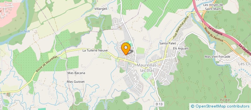 localisation de l'entreprise ENERGIE LIFE  LE PERTHUS