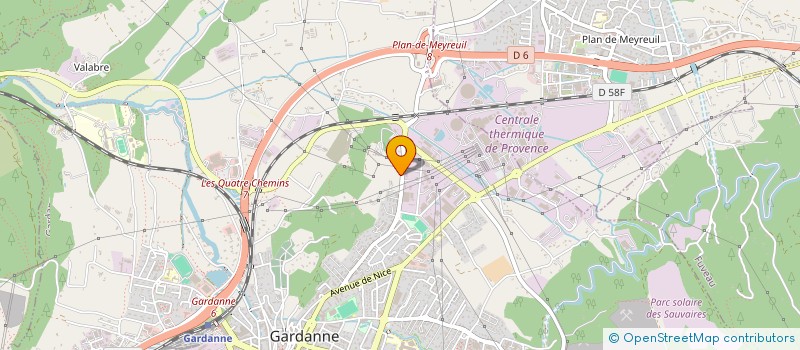 localisation de l'entreprise ENERGIE LOC à GARDANNE