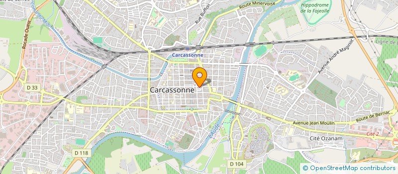 localisation de l'entreprise ENERGIE LOCALE DE LIMOUSIS  CARCASSONNE