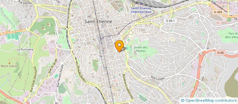 localisation de l'entreprise ENERGIE LOIRE  SAINT-ETIENNE