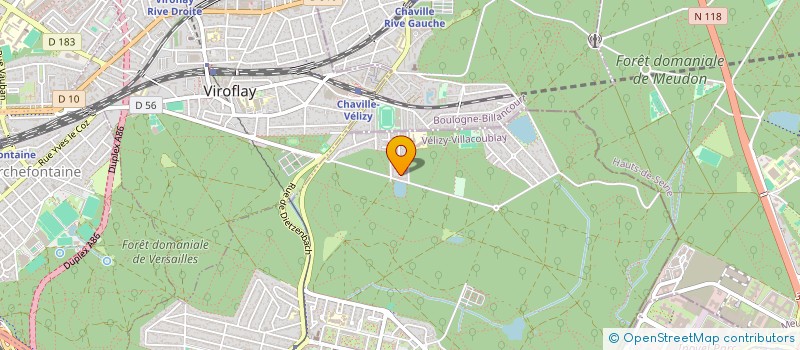 localisation de l'entreprise ENERGIE LOISIRS  VELIZY-VILLACOUBLAY