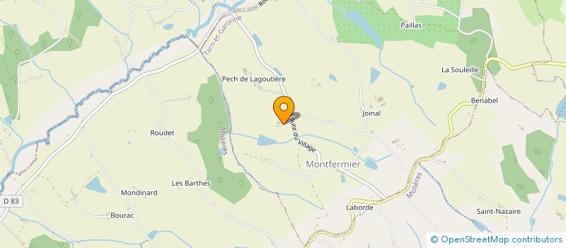 localisation de l'entreprise ENERGIE MAILHOL  MONTFERMIER