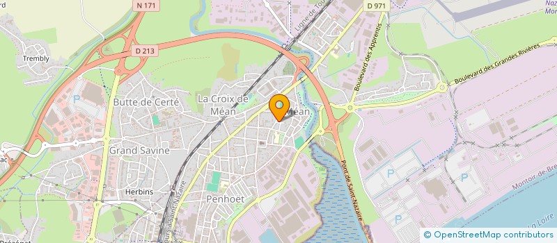 localisation de l'entreprise ENERGIE MELODIE HORIZON  SAINT-NAZAIRE