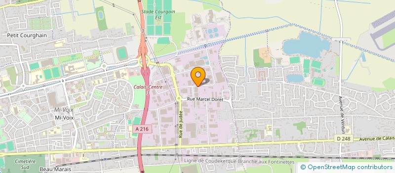 localisation de l'entreprise ENERGIE MOBILE  CALAIS