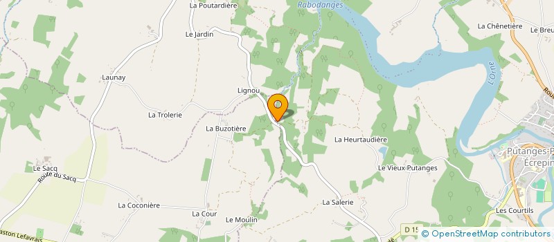 localisation de l'entreprise ENERGIE PAINTBALL  PUTANGES-LE-LAC