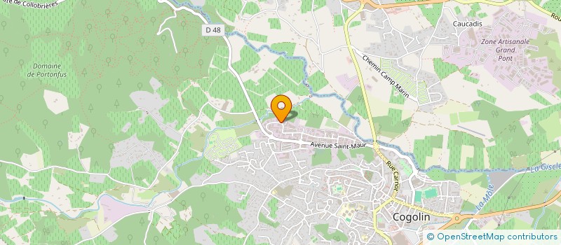 localisation de l'entreprise ENERGIE PLUS à COGOLIN
