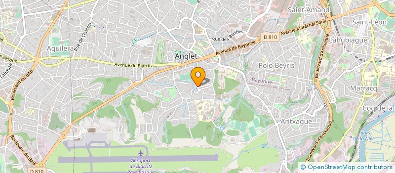 localisation de l'entreprise ENERGIE PLUS à ANGLET