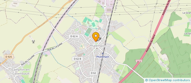 localisation de l'entreprise ENERGIE POSITIVE RH  PHALEMPIN