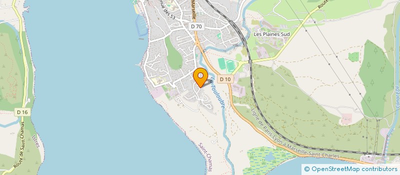 localisation de l'entreprise ENERGIE PRO  SAINT CHAMAS