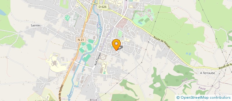 localisation de l'entreprise ENERGIE PRO  BIRAN