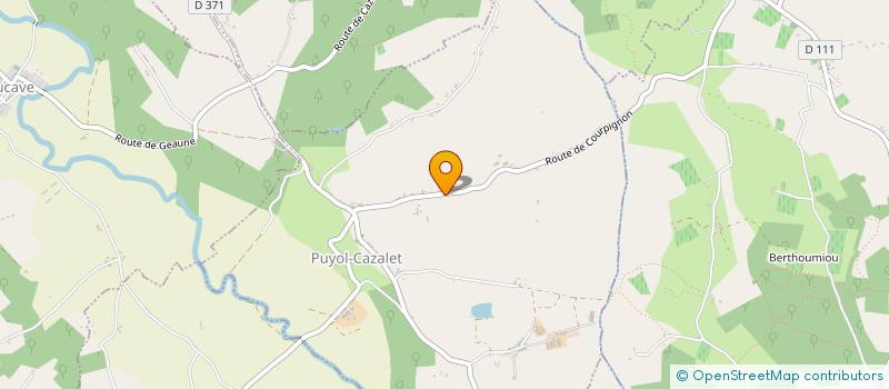 localisation de l'entreprise ENERGIE PROD  PUYOL-CAZALET
