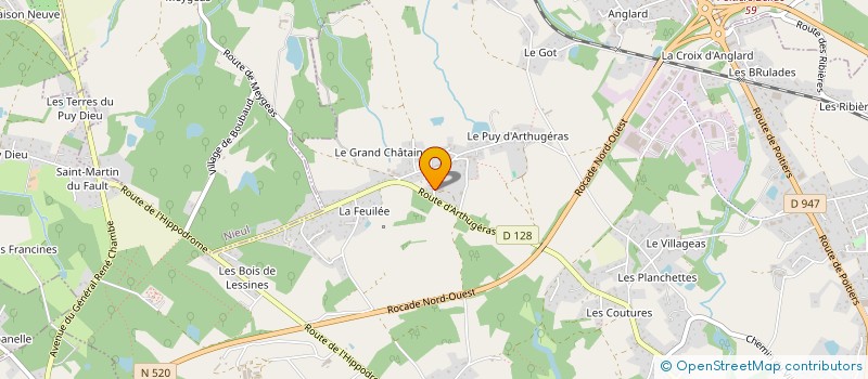 localisation de l'entreprise ENERGIE PRODUCTION à COUZEIX