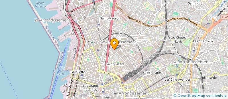 localisation de l'entreprise ENERGIE PUBLICITE à MARSEILLE