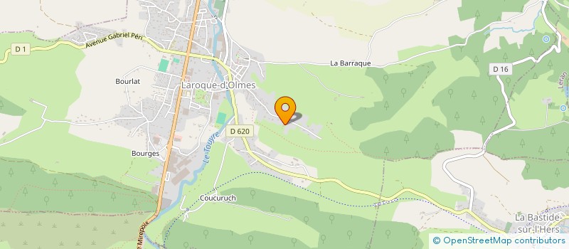 localisation de l'entreprise ENERGIE RENOV à LAROQUE-D'OLMES