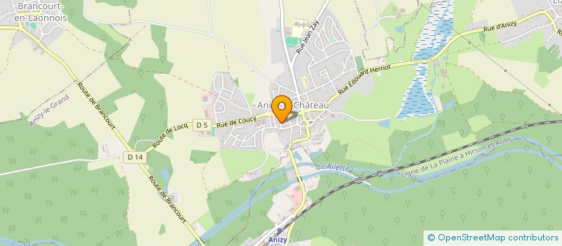 localisation de l'entreprise ENERGIE SAT à ANIZY-LE-GRAND