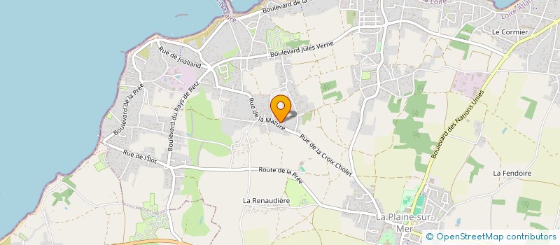 localisation de l'entreprise ENERGIE SAV à LA PLAINE-SUR-MER