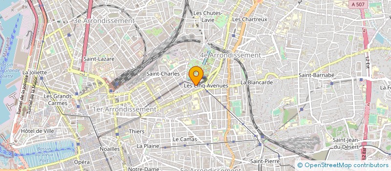 localisation de l'entreprise ENERGIE SERVICE à MARSEILLE