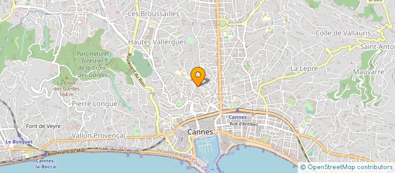 localisation de l'entreprise ENERGIE SERVICE à CANNES
