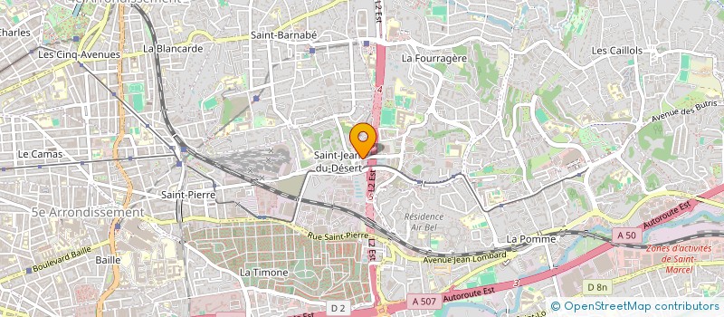 localisation de l'entreprise ENERGIE & SERVICE à MARSEILLE