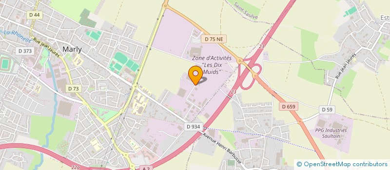 localisation de l'entreprise ENERGIE SERVICE à MARLY
