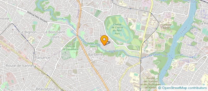 localisation de l'entreprise ENERGIE SOL'AIR à NANTES