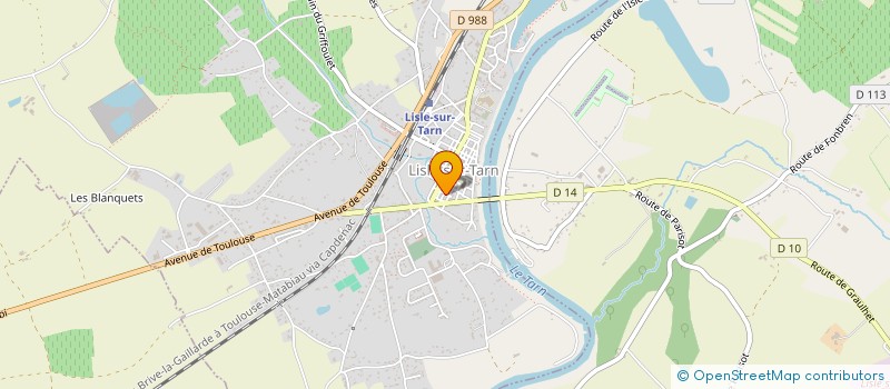 localisation de l'entreprise ENERGIE SOLAIRE ORIENTEE à LISLE-SUR-TARN