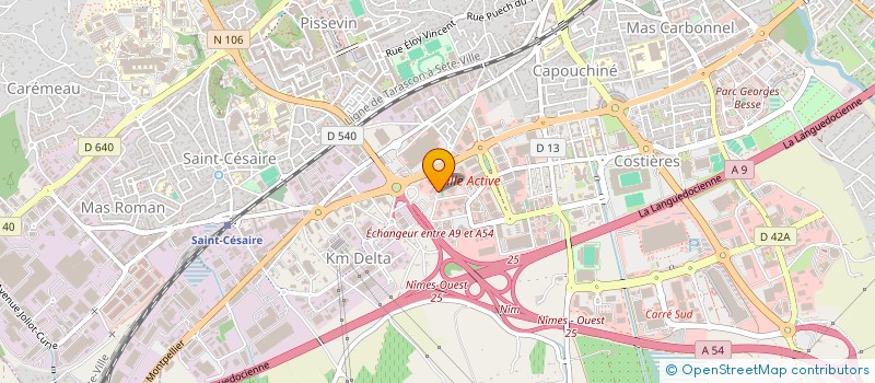 localisation de l'entreprise ENERGIE SOLUTIONS  NIMES