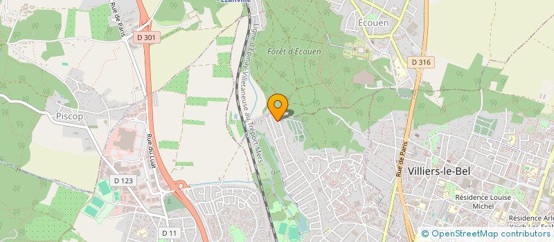 localisation de l'entreprise ENERGIE SPORT  SARCELLES