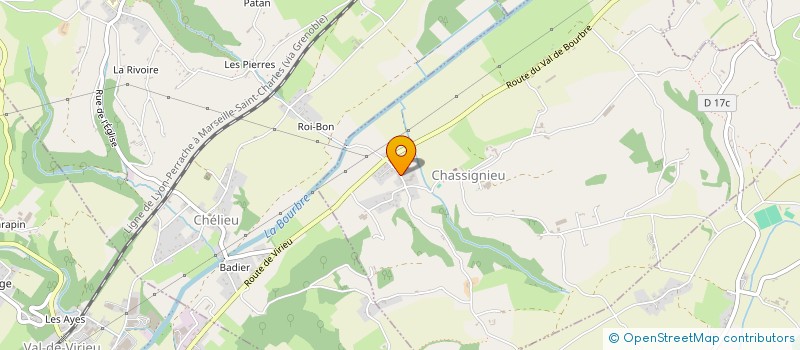 localisation de l'entreprise ENERGIE SPORT CULTURE  CHASSIGNIEU