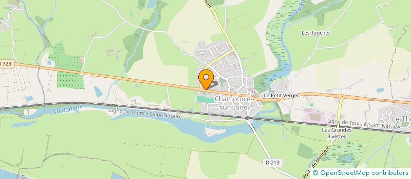 localisation de l'entreprise ENERGIE STORE à CHAMPTOCE-SUR-LOIRE