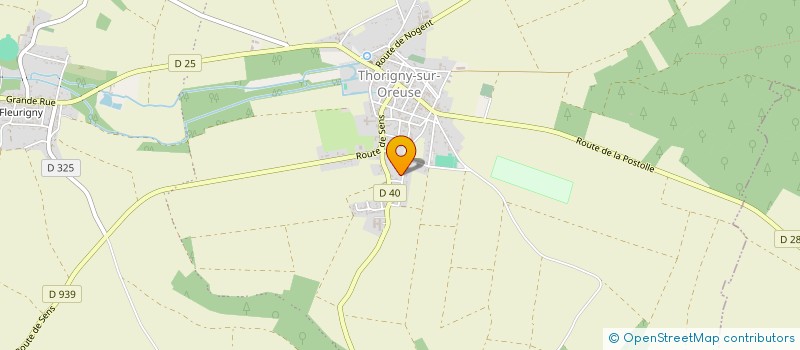 localisation de l'entreprise ENERGIE SYSTEMES  THORIGNY-SUR-OREUSE