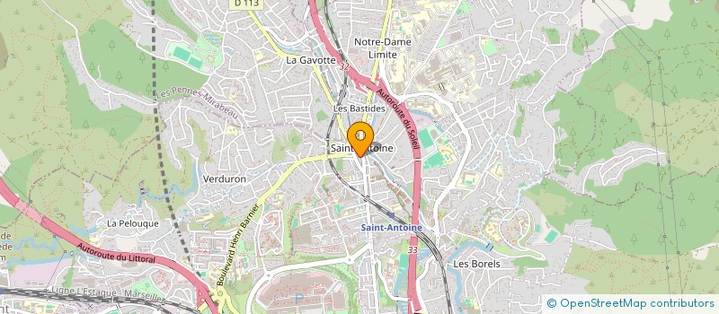 localisation de l'entreprise ENERGIE TECH' à MARSEILLE