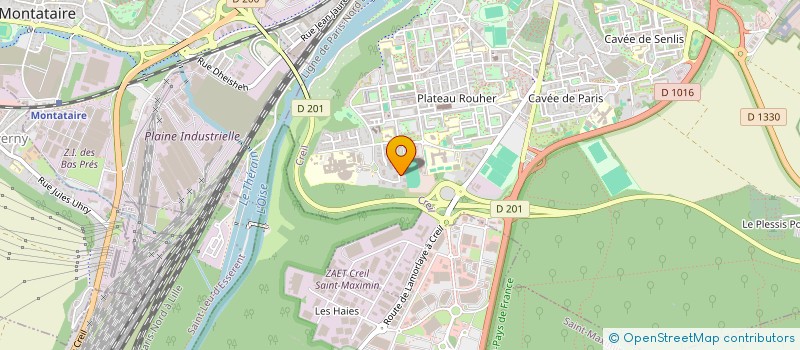 localisation de l'entreprise ENERGIE TECH à CREIL