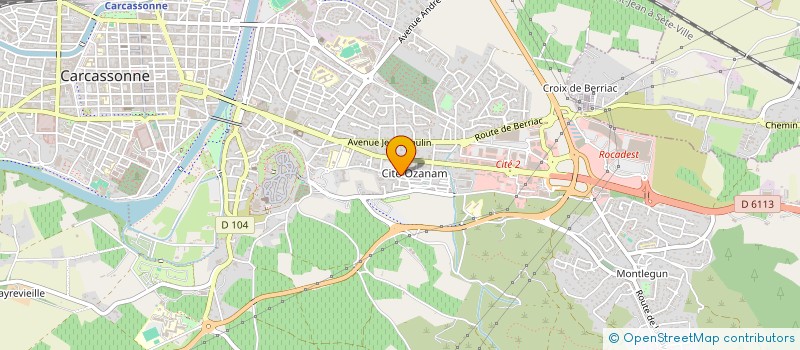 localisation de l'entreprise ENERGIE TECH à CARCASSONNE
