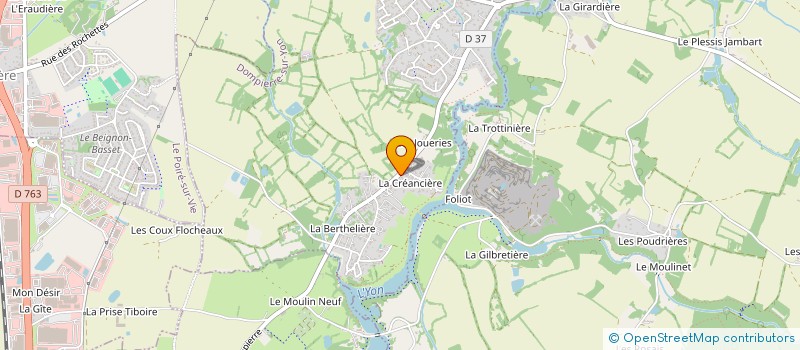 localisation de l'entreprise ENERGIE-THERM à DOMPIERRE-SUR-YON