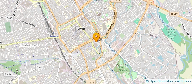 localisation de l'entreprise ENERGIE VERTE à TROYES
