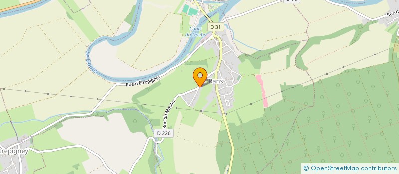 localisation de l'entreprise ENERGIE VERTE DE ROCHEFORT SUR NENON  ROCHEFORT-SUR-NENON