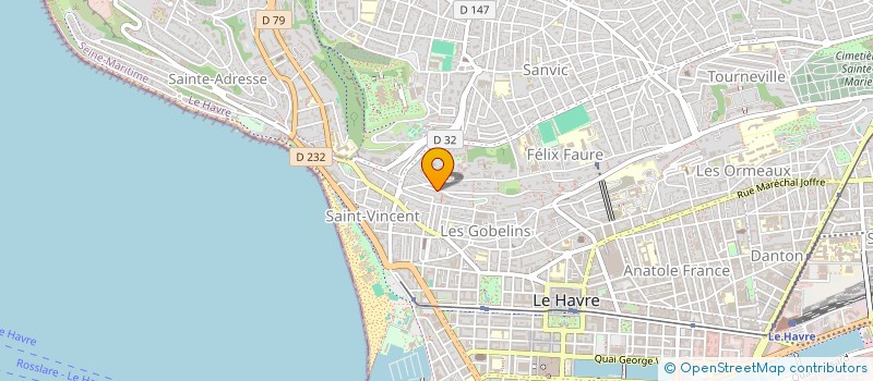 localisation de l'entreprise ENERGIE VERTE PLAINE D'ARTOIS  LE HAVRE