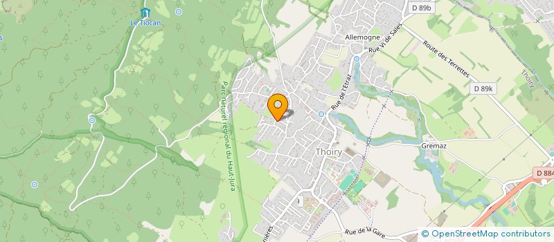 localisation de l'entreprise ENERGIE VERTE SOLUTIONS  THOIRY