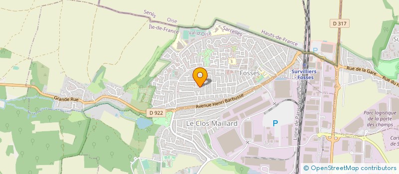 localisation de l'entreprise ENERGIE ZUFIC  FOSSES