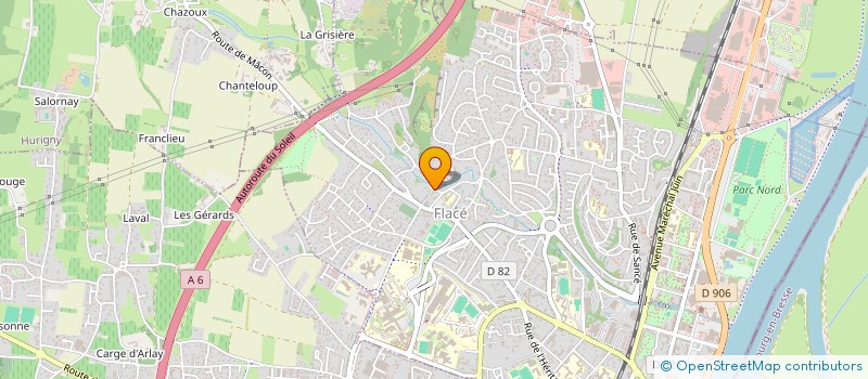 localisation de l'entreprise ENERGIE71 à MACON