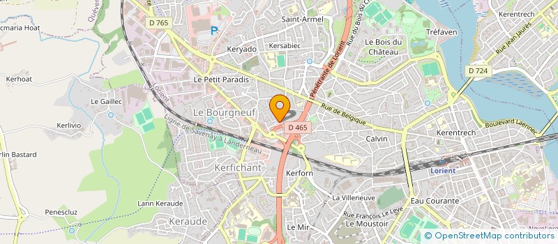 localisation de l'entreprise ENERGIEBIO à LORIENT